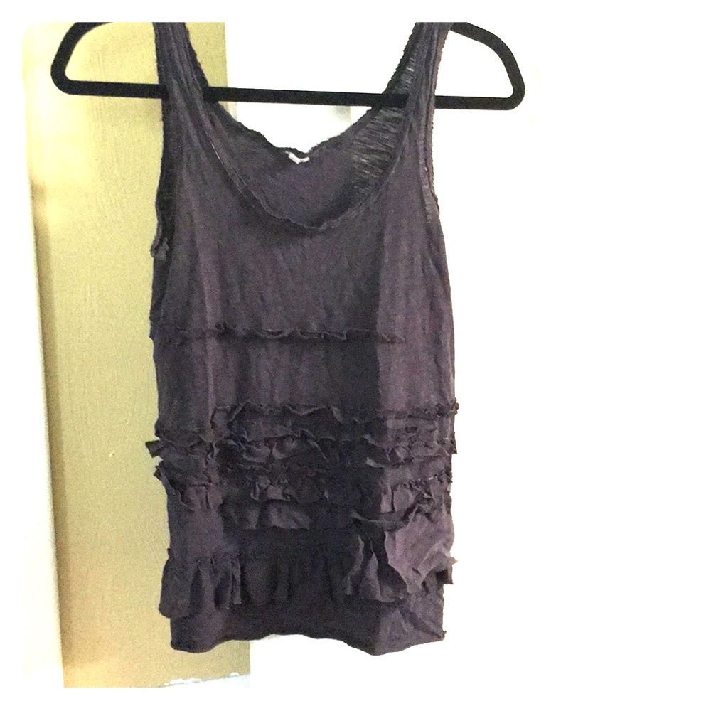 J Crew Ruffled tank